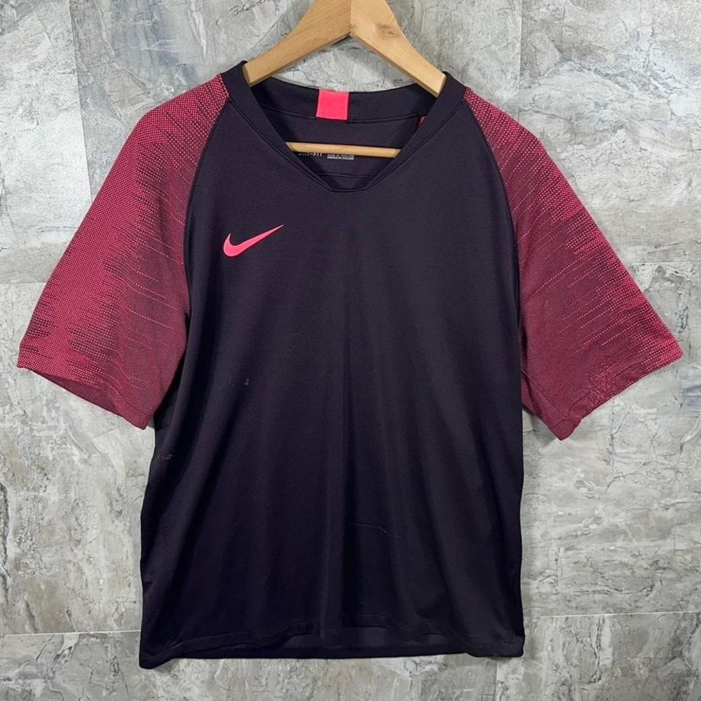 Nike Strike Jersey Shirt Mens Soccer Dri-Fit Pink Vapor Knit AT5870-659 Size XL